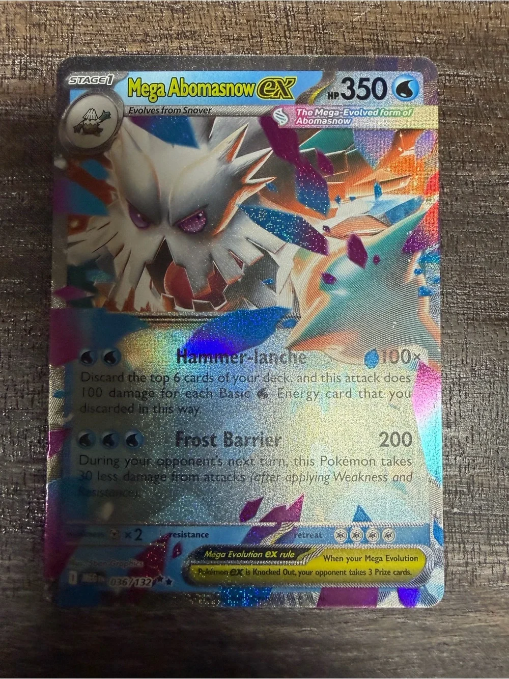 Mega EX Holo Trading Card Set Of Four- Near Mint Condition